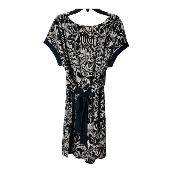 1339. ANTHROPOLOGIE POSTMARK FLORAL GATHERED‎ SONATA DRESS KNEE LENGTH SIZE XS - Picture 8 of 11